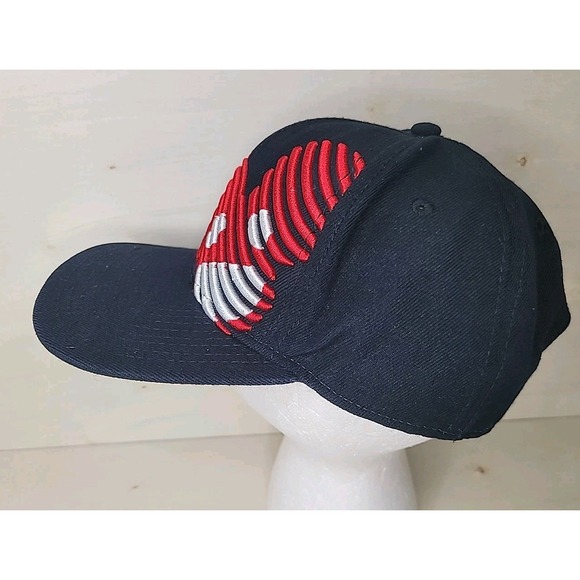 Deadmau5 Mouse Ears Black Red White Adjustable Snapback EDM Festival Hat - Picture 3 of 8